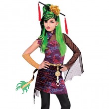 Monster High Jinafire Long Costume bimba Bambina halloween taglia S/M carnevale