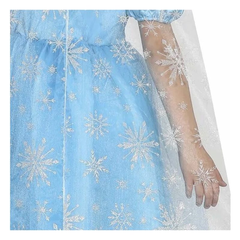 Guirca Costume Frozen Elsa carnevale principessa nevi vestito Guirc...