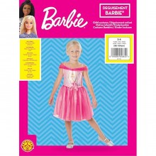 Costume Barbie principessa ballerina carnevale abito per bambina 3-4 anni rosa