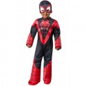 Costume Miles Morales Halloween Carnevale Supereroe Bambini Tuta Feste 3-4 anni