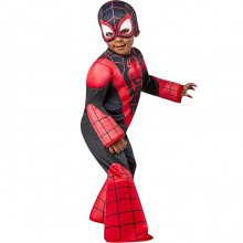 Costume Miles Morales Halloween Carnevale Supereroe Bambini Tuta Feste 3-4 anni