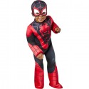 Costume Miles Morales Halloween Carnevale Supereroe Bambini Tuta Feste 3-4 anni