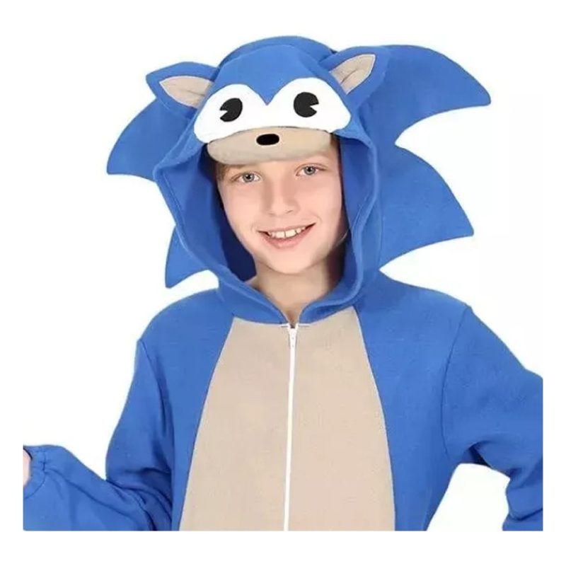 Guirca Costume simile Sonic carnevale Vestito Guirca Bambino Tutone...