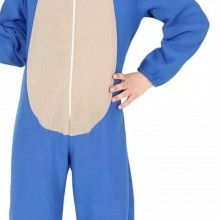 Costume simile Sonic carnevale Vestito Guirca Bambino Tutone Hedgehog blu 3-4 A