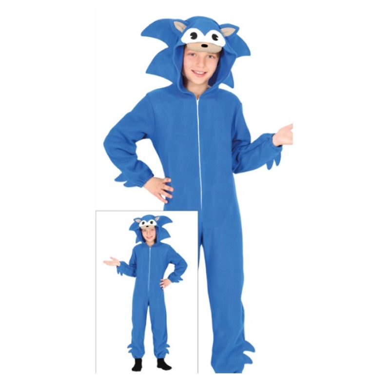 Guirca Costume simile Sonic carnevale Vestito Guirca Bambino Tutone...