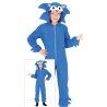 Guirca Costume simile Sonic carnevale Vestito Guirca Bambino Tutone...