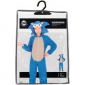 Costume simile Sonic carnevale Vestito Guirca Bambino Tutone Hedgehog blu 3-4 A