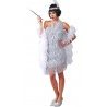 Guirca Guirca Costume Charleston Silver Anni '20/'30 Colore Argento...