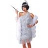 Guirca Guirca Costume Charleston Silver Anni '20/'30 Colore Argento...