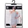 Guirca Guirca Costume Charleston Silver Anni '20/'30 Colore Argento...