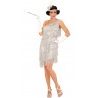 Guirca Guirca Costume Charleston Silver Anni '20/'30 Colore Argento...