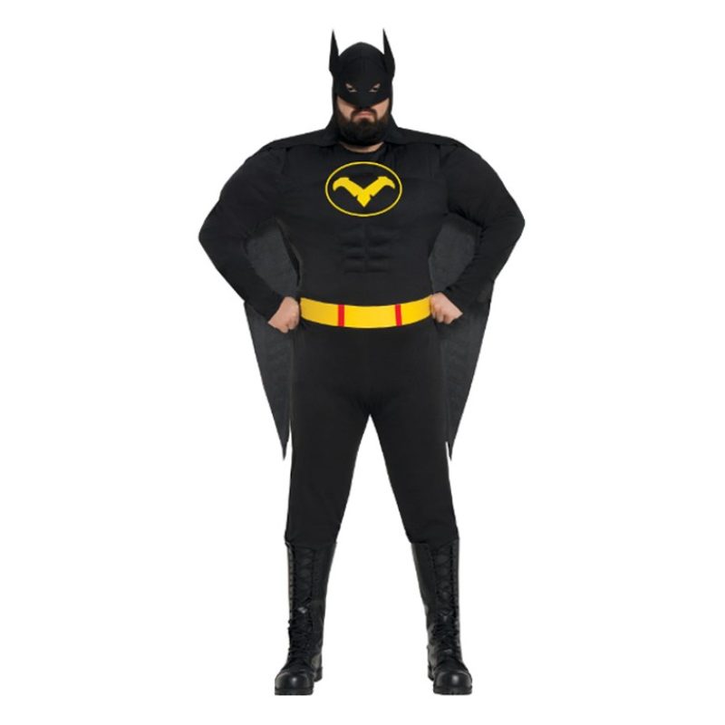 Guirca Costume simile a Batman carnevale vestito Guirca adulto Supe...