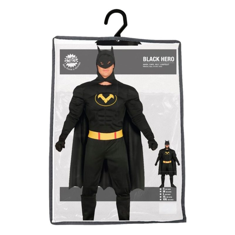 Guirca Costume simile a Batman carnevale vestito Guirca adulto Supe...