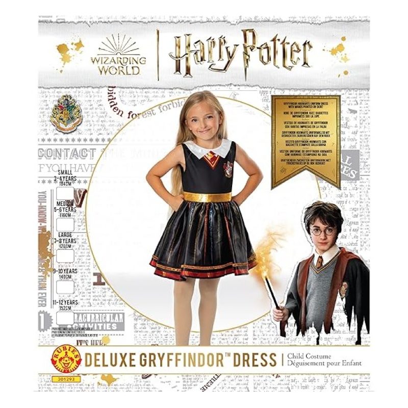 Rubie's Costume Hermione carnevale Mago maga vestito scuola magia H...