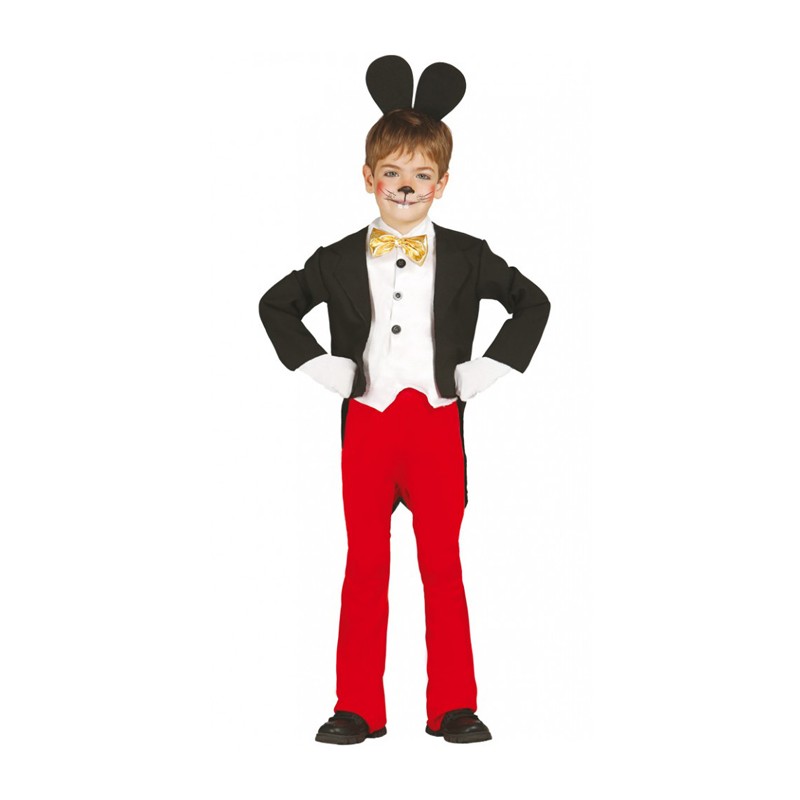 Costume carnevale Mickey Mouse vestito Guirca bambino topolino ratoncito