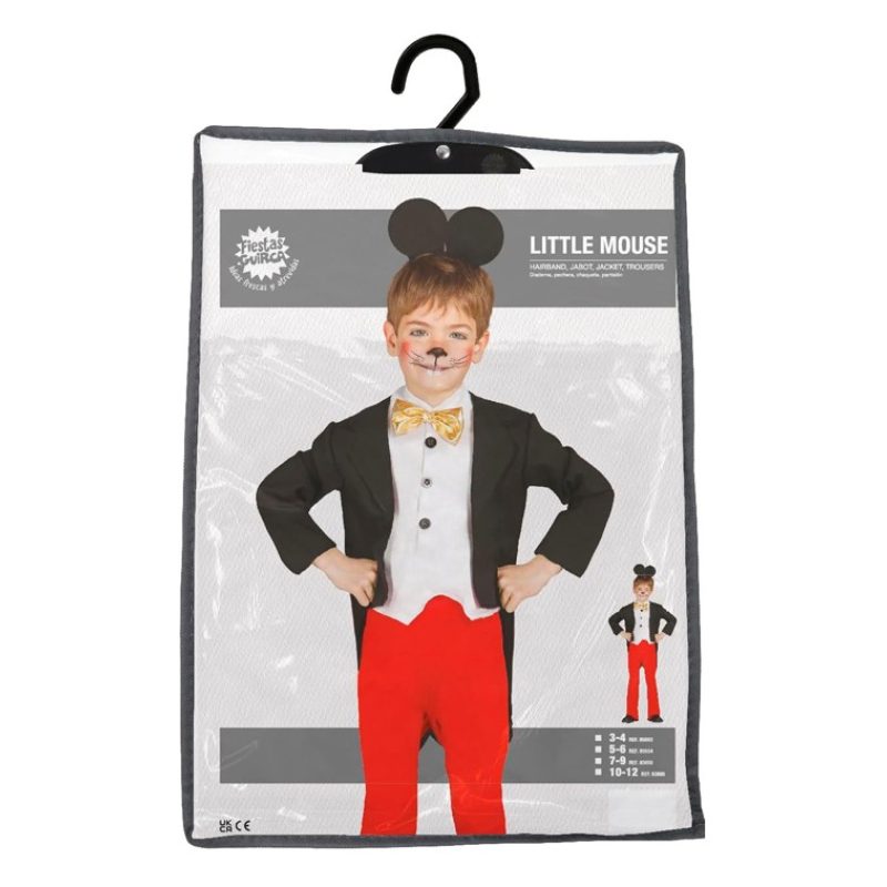 Guirca Costume carnevale Mickey Mouse vestito Guirca bambino topoli...