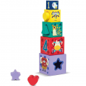 Gioco Costruzioni in Legno Colorato Educativo Per Bambini Cubiattivi 2 anni +