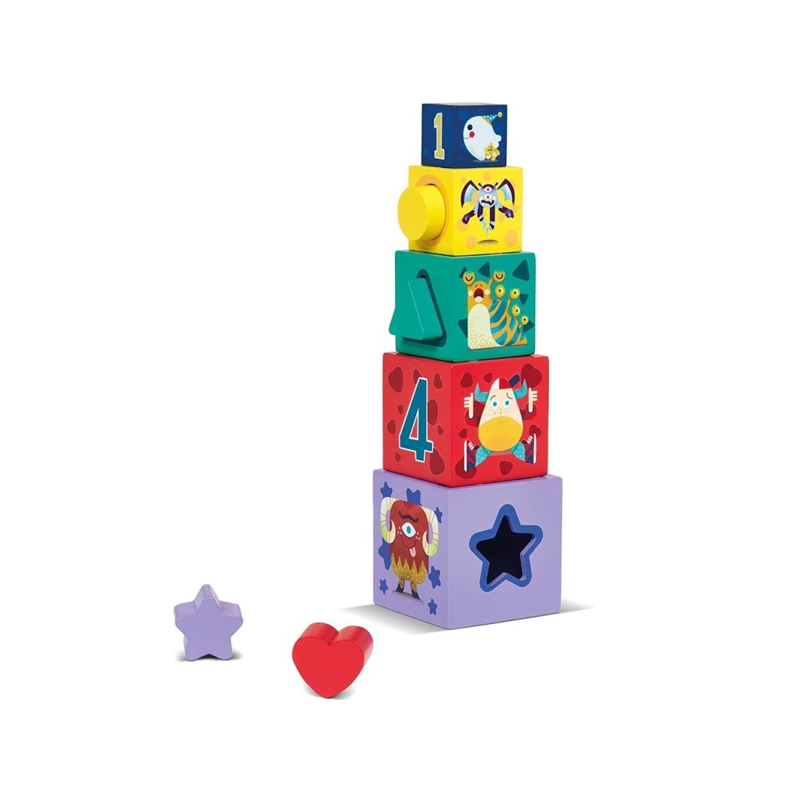 Dal Negro Gioco Costruzioni in Legno Colorato Educativo Per Bambini...