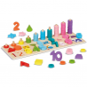 Dal Negro Gioco In Legno numeri forme Animali Colorato Bambini Educ...