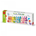 Gioco In Legno numeri forme Animali Colorato Bambini Educativo Imparare 3+