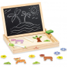 Dal Negro Lavagna Gioco In Legno 2in1 gessi Magnetica Bambini Educa...