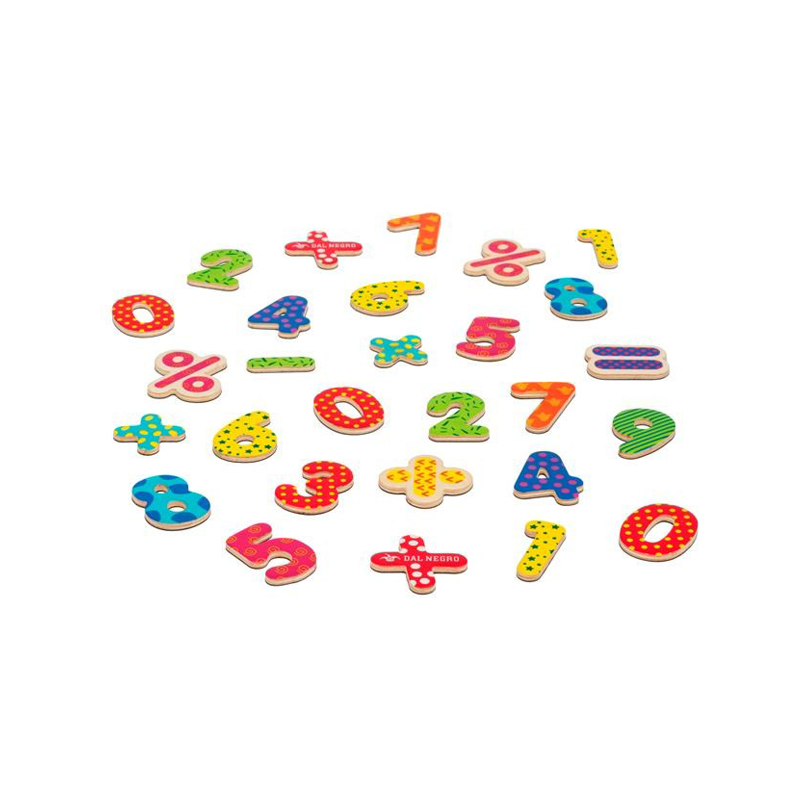 Gioco Numeri in legno magnetici Bambini giocattolo educativo Montessori 3+