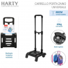 Harty Carrello trolley porta zaino cartella a 2 ruote per scuola ba...