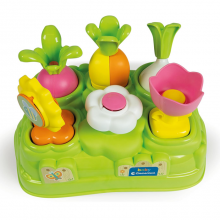 Baby Garden Gioco per Bambini, Banchetto in Plastica Con 6 Elementi Clementoni