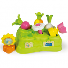 Baby Garden Gioco per Bambini, Banchetto in Plastica Con 6 Elementi Clementoni