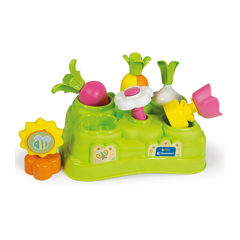 Clementoni Baby Garden Gioco per Bambini, Banchetto in Plastica Con...