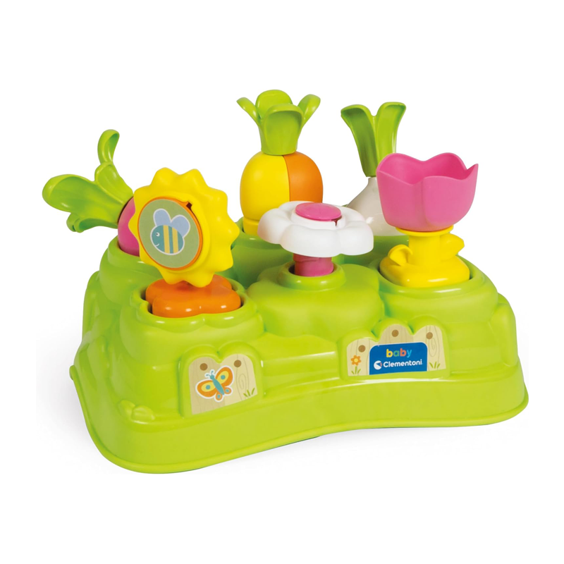 Clementoni Baby Garden Gioco per Bambini, Banchetto in Plastica Con...