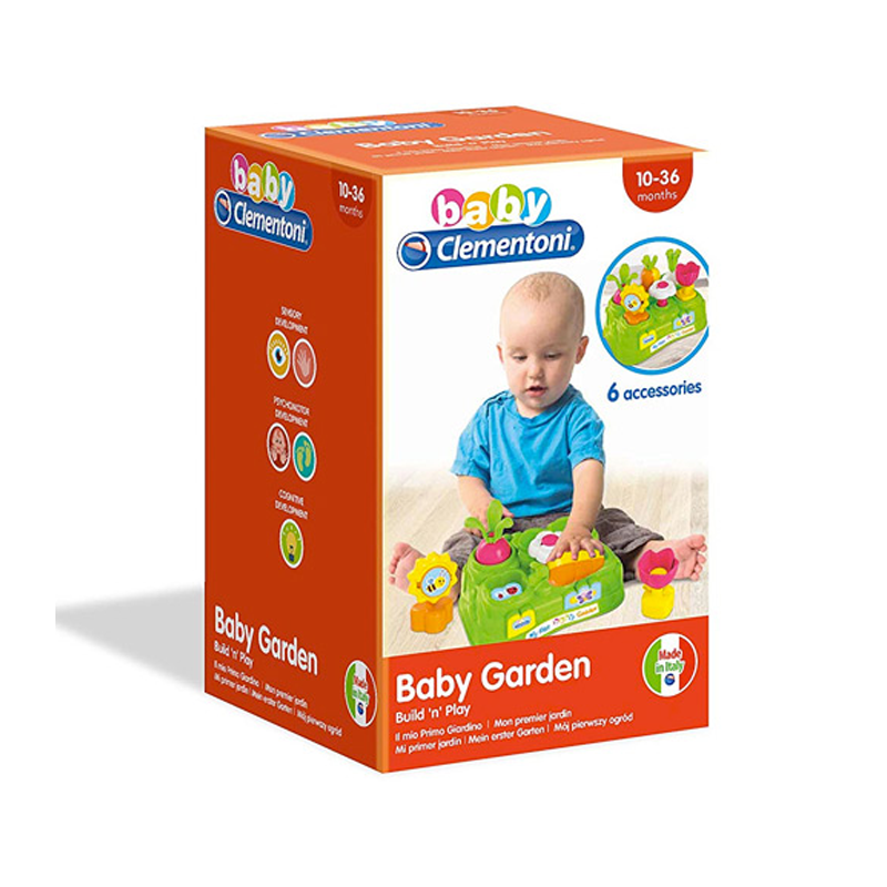 Clementoni Baby Garden Gioco per Bambini, Banchetto in Plastica Con...
