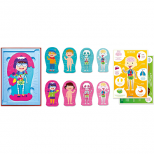 Clementoni Sapientino il corpo umano gioco educativo 8 puzzle bambini 4-6