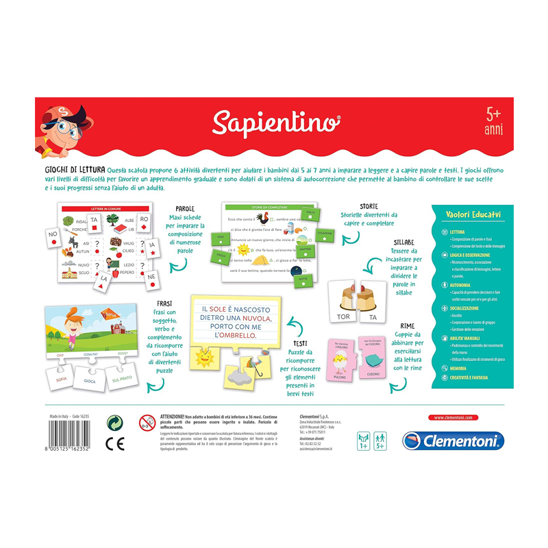 Clementoni Clementoni Sapientino giochi di lettura gioco educativo ...