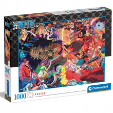 Clementoni-One Piece Piece-1000 Pezzi Adulti Puzzle Anime 70x50 cm Made in Italy