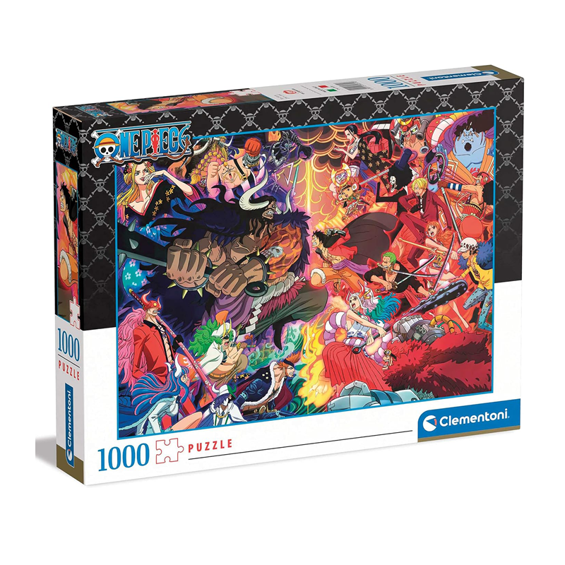 Clementoni-One Piece Piece-1000 Pezzi Adulti Puzzle Anime 70x50 cm Made in Italy