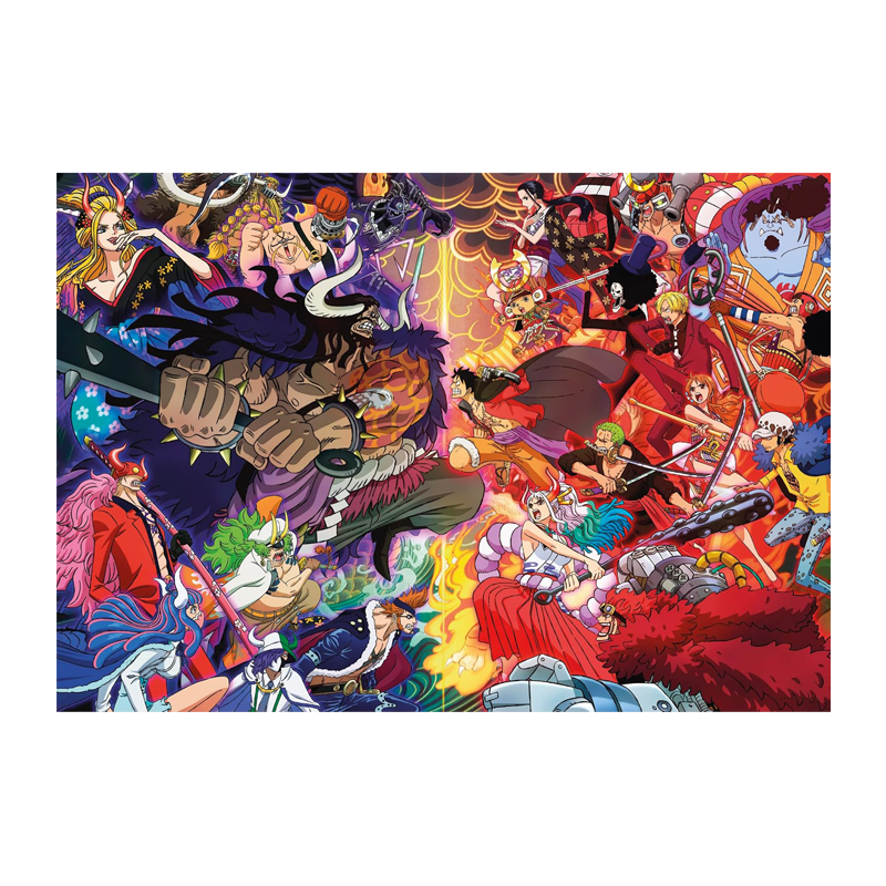 Clementoni-One Piece Piece-1000 Pezzi Adulti Puzzle Anime 70x50 cm ...