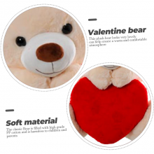 Orsacchiotto gigante grande Peluche Orso 80 CM pupazzo bambini morbido cuore