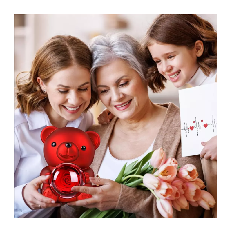 Orsetto Orso Orsacchiotto San Valentino idee regalo per Lei rosa SE...