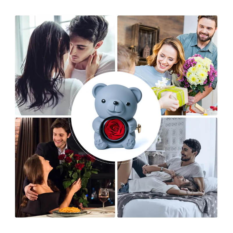 Orsetto Orso Orsacchiotto San Valentino idee regalo per Lei rosa SE...