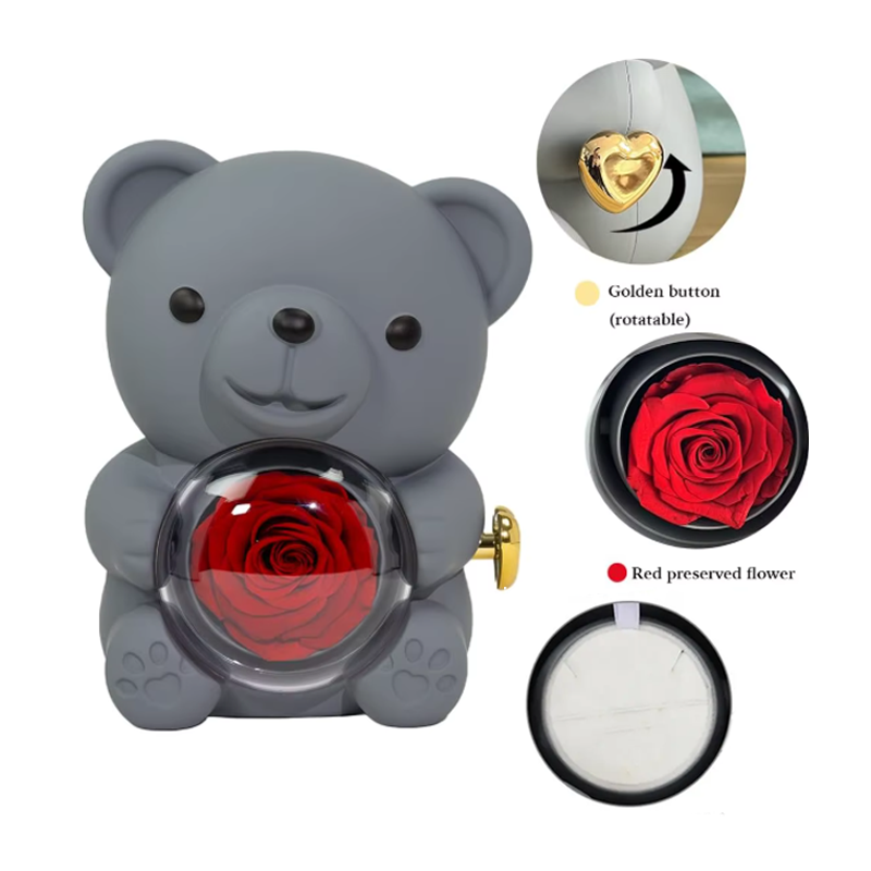 Orsetto Orso Orsacchiotto San Valentino idee regalo per Lei rosa SE...