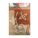 3 x tappeto bagno vari colori cotone riccio con base antiscivolo 60 x 40 cm