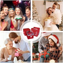 Rosa Rossa Eterna Stabilizzata cofanetto, Idea Regalo Donna, Mamma SENZA collana