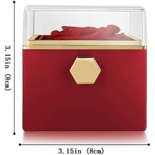 Rosa Rossa Eterna Stabilizzata cofanetto, Idea Regalo Donna, Mamma SENZA collana