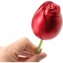 Contenitore per anello a forma di Rosa Rossa finta scatola per regalo Rose box