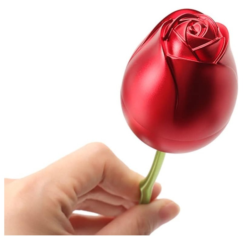 Hongu Contenitore per anello a forma di Rosa Rossa finta scatola pe...