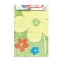 3 x tappeto bagno vari colori cotone riccio con base antiscivolo 60 x 40 cm