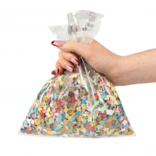 Kit Risparmio 35 Pacchi di Coriandoli Carnevale 300g Multicolor party feste