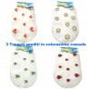 3 x tappeto bagno vari colori cotone riccio con base antiscivolo 60 x 40 cm