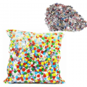Kit Risparmio 100 Pacchi di Coriandoli Carnevale 100g Multicolor party feste